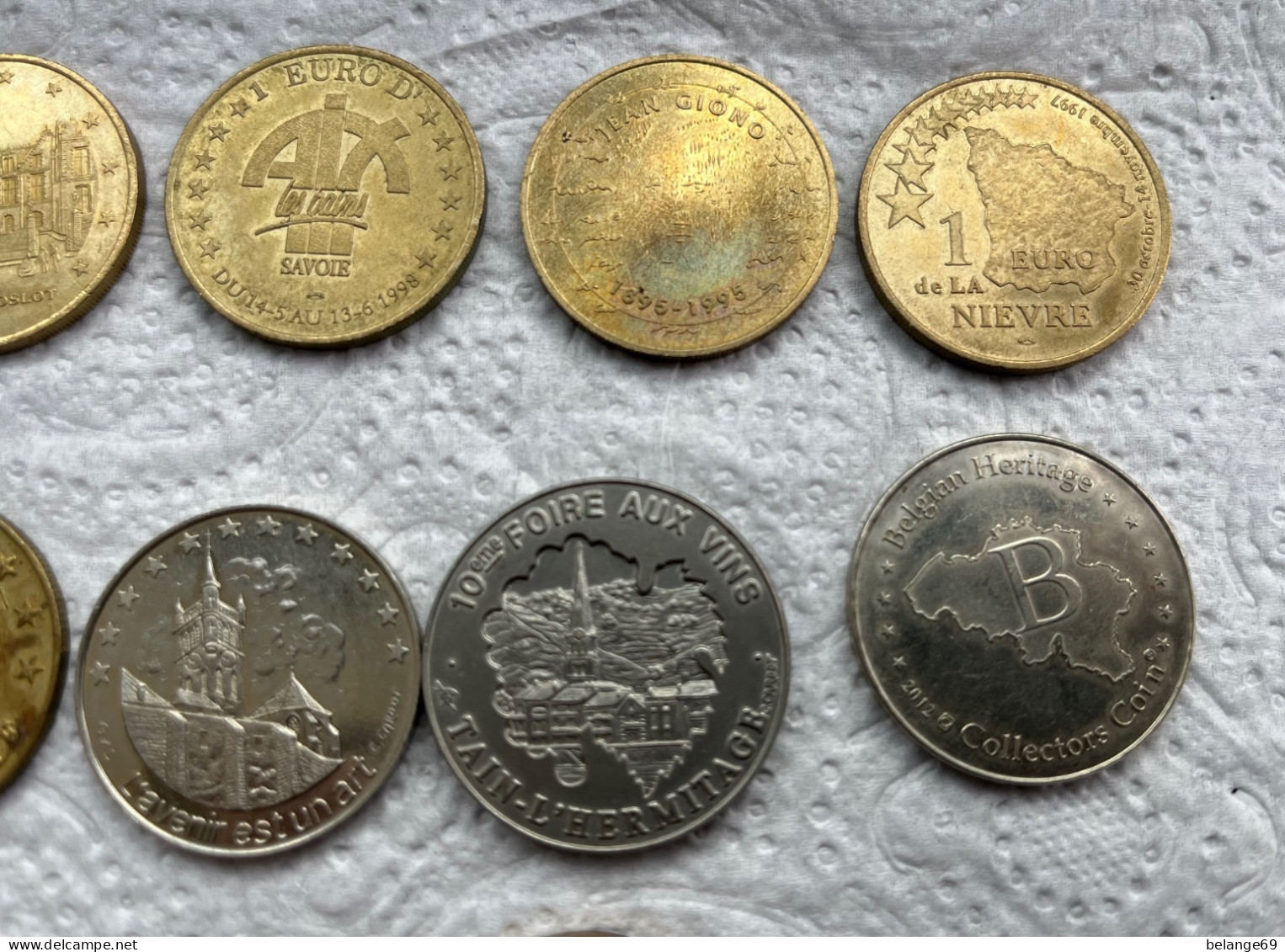 Beau Lot de 13 Monnaies - Euro / Ecu des Villes - 1998 - Rare et Sans Double !