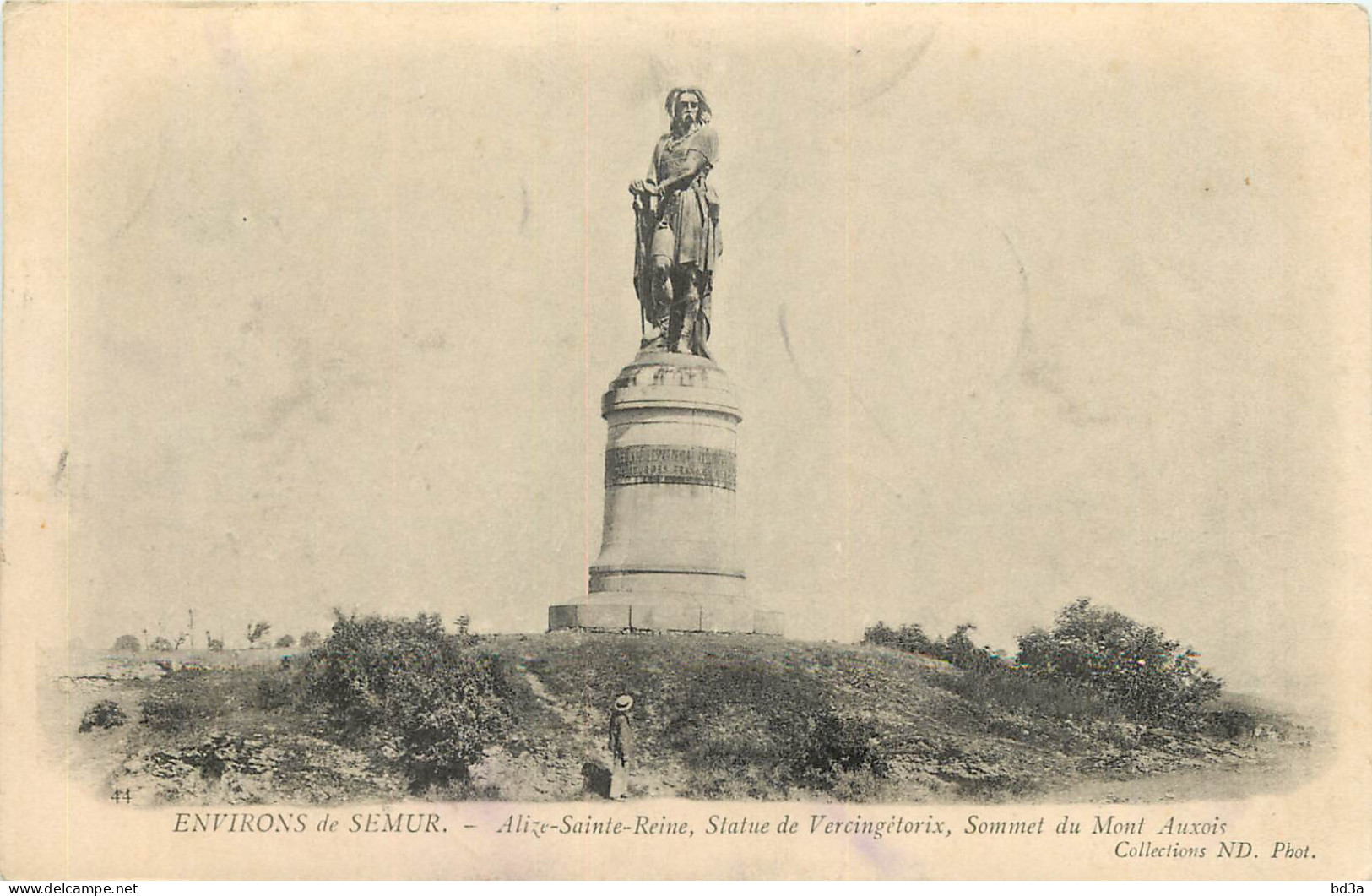  88   Environs De SEMUR  Alizée Sainte Reine Statue De Vercingétorix  Cachet Convoyeur  Autun à Cravant  - Remiremont