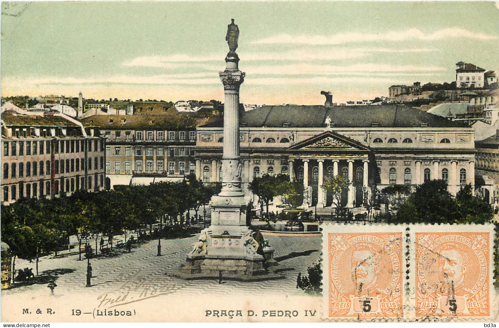  PORTUGAL  LISBOA   Praça D. Pedro IV - Lisboa