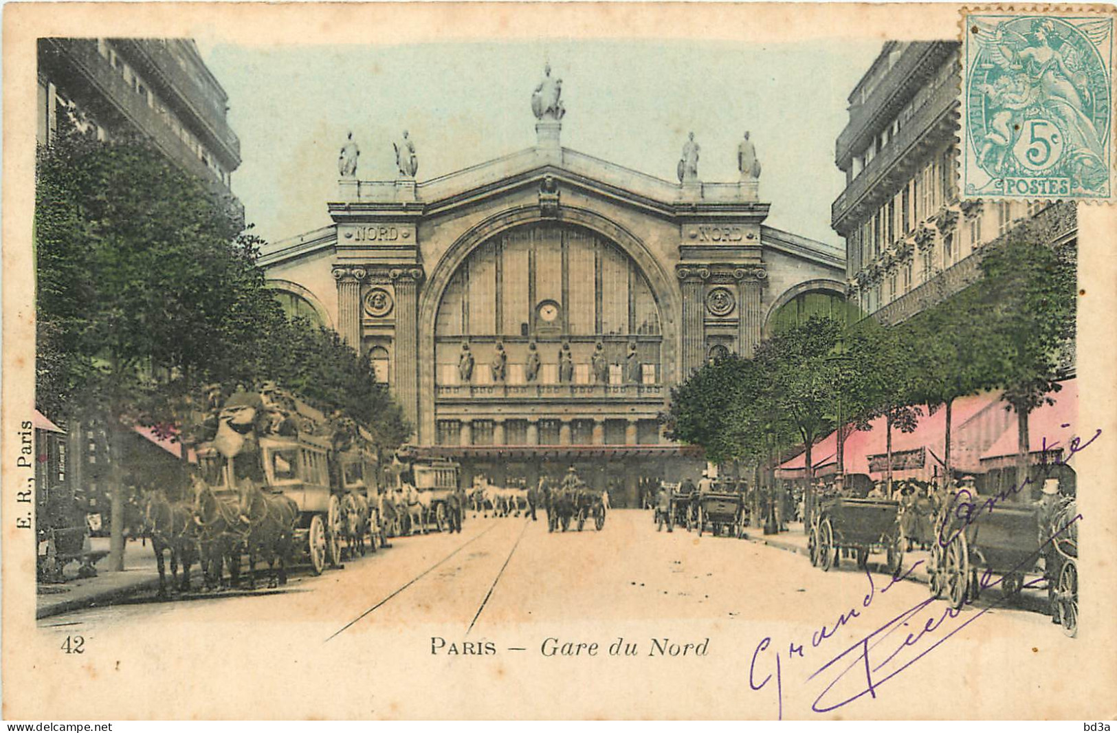  75  PARIS  Gare Du Nord - Pariser Métro, Bahnhöfe