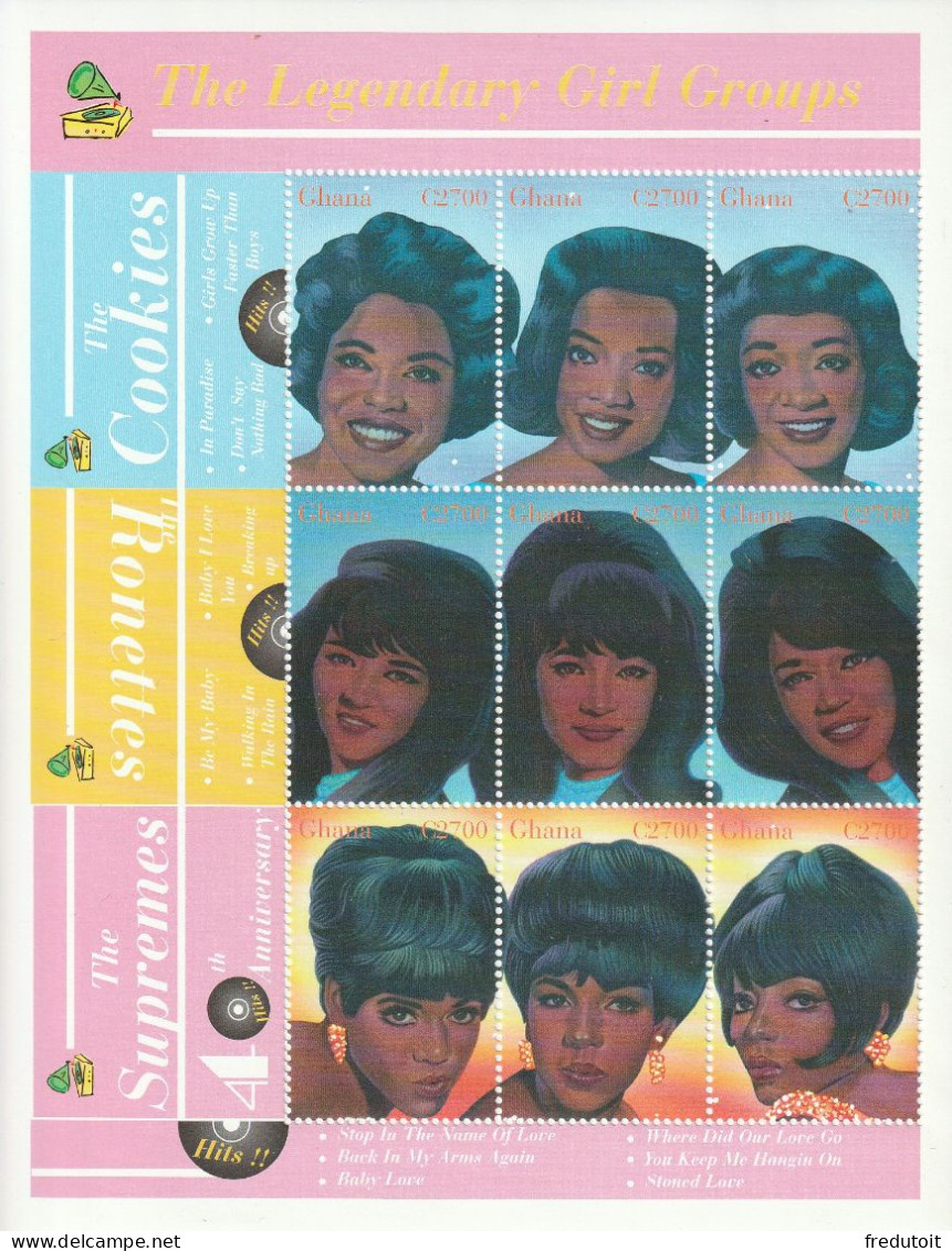 GHANA - N°2669/77 ** (2001) Groupe De Chanteuses - Ghana (1957-...)