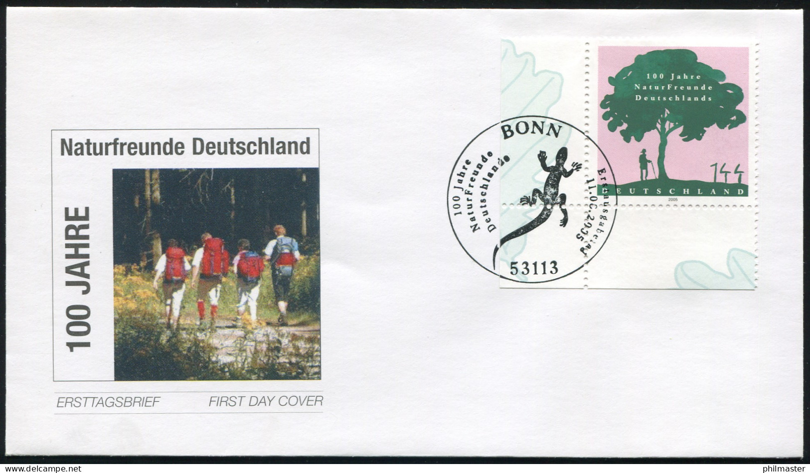 2483 Natur-Freunde Deutschlands FDC Bonn - Briefe U. Dokumente