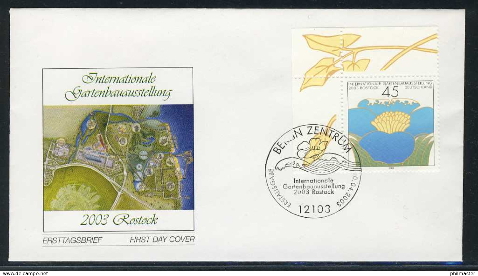 2335 IGA Rostock 2003 FDC Berlin - Brieven En Documenten