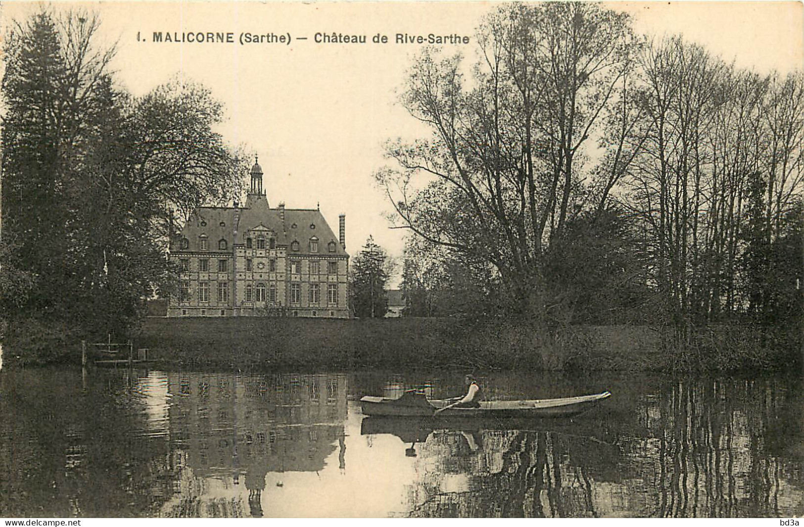  72   MALICORNE    Château De Rive Sarthe - Malicorne Sur Sarthe