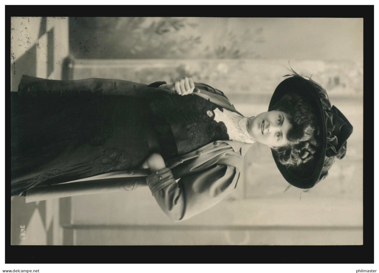 Mode-AK Die Selbstbewusste Frau Um 1900, DRESDEN-ALTSTADT 4.4.1908 - Mode
