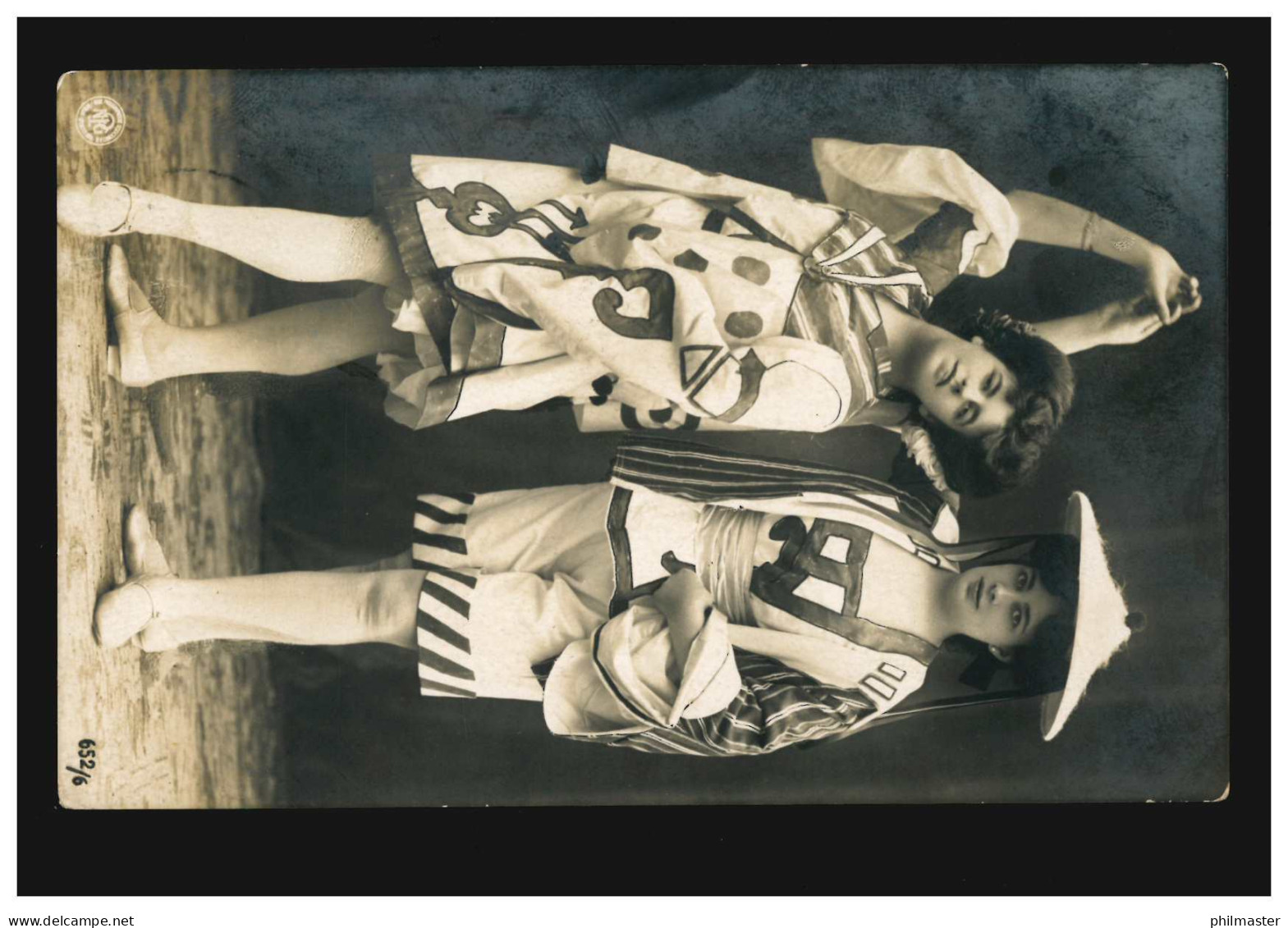 Mode-AK Frauen In Asiatischer Kleidung, ALTENGAMME (BZ. HAMBURG) 1914 - Mode