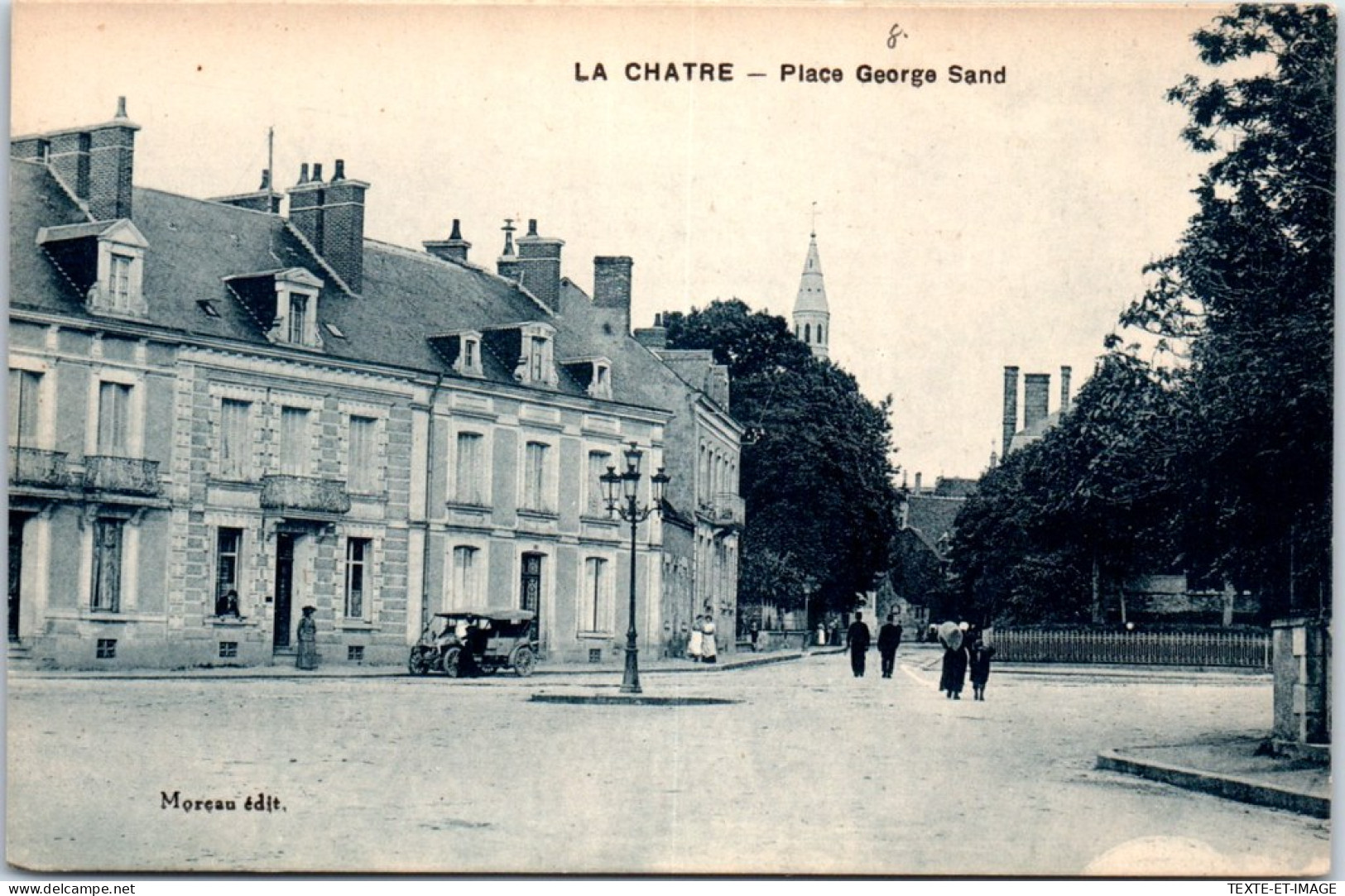 36 LA CHATRE - Vue Partielle Place G SAND - La Chatre