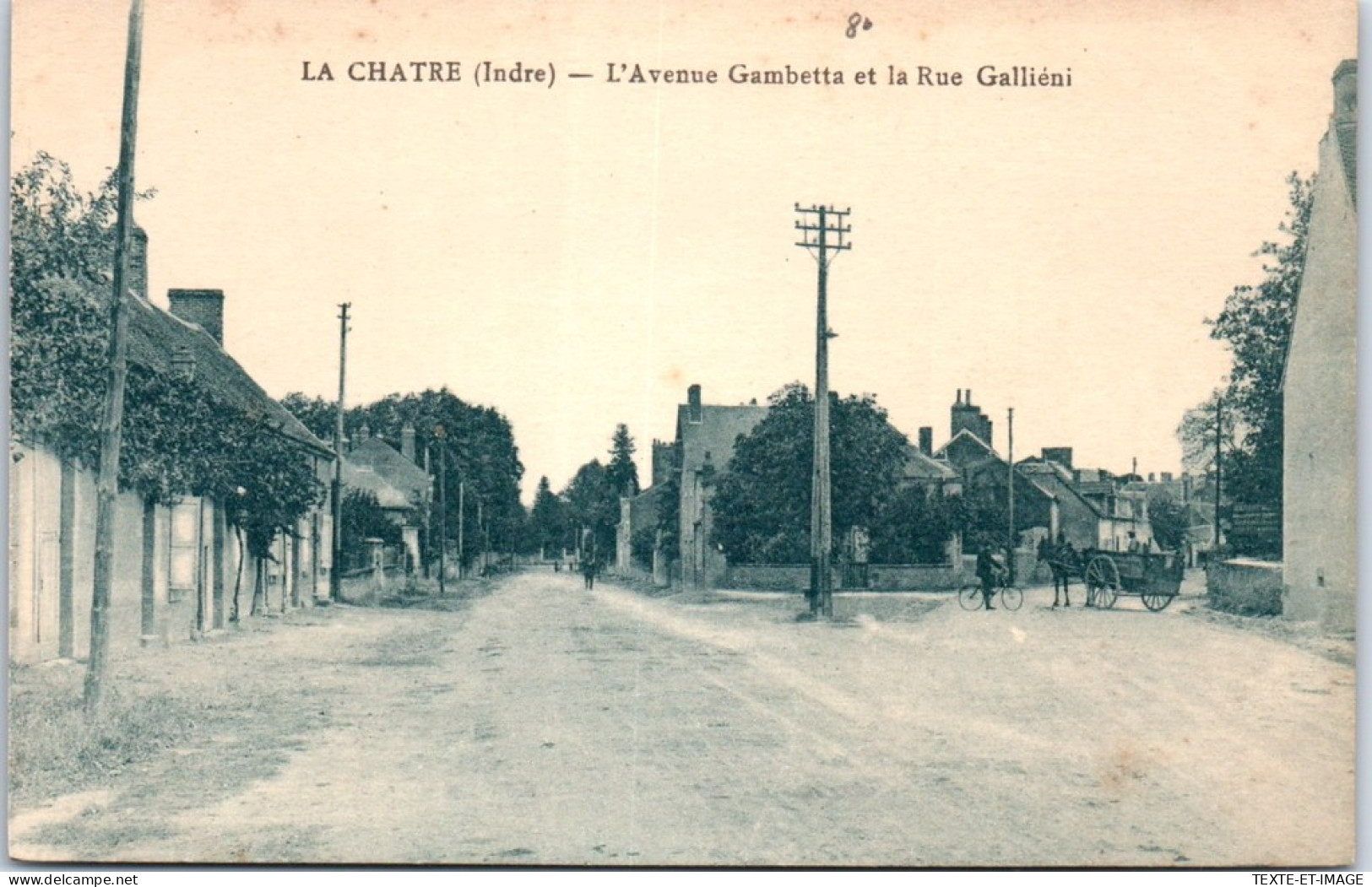 36 LA CHATRE - Avenue Gambetta & La Rue Gallieni  - La Chatre