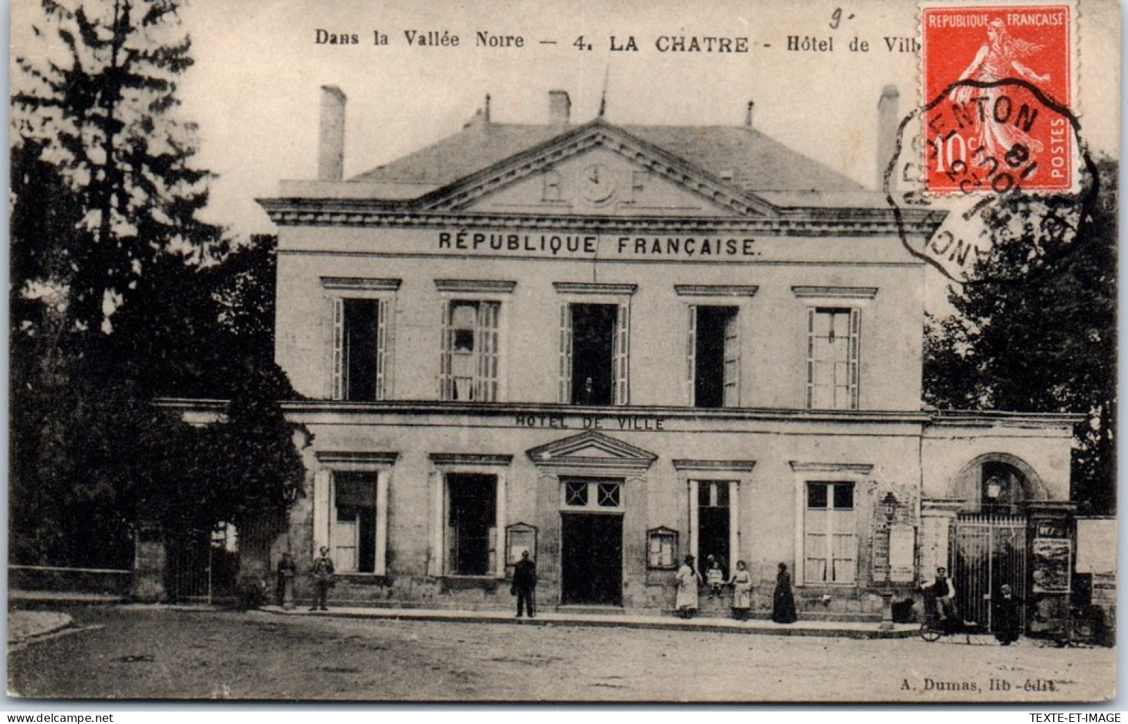 36  LA CHATRE - Vue Generale De L'hotel De Ville. - La Chatre