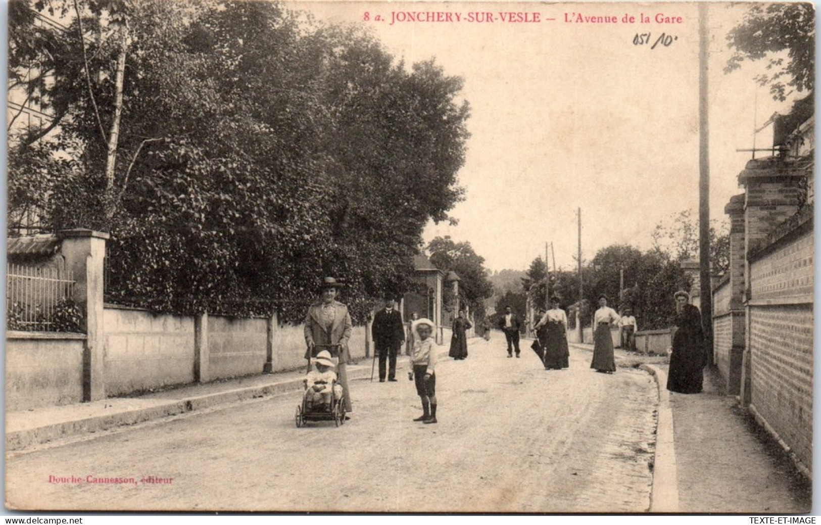 51 JONCHERY SUR VESLE - L'avenue De La Gare. - Jonchery-sur-Vesle