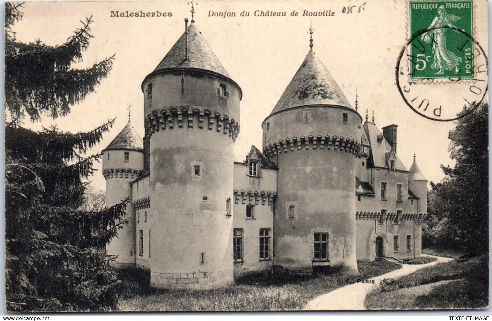 45 MALESHERBES - Donjon Du CHATEAUde Rouville. - Malesherbes