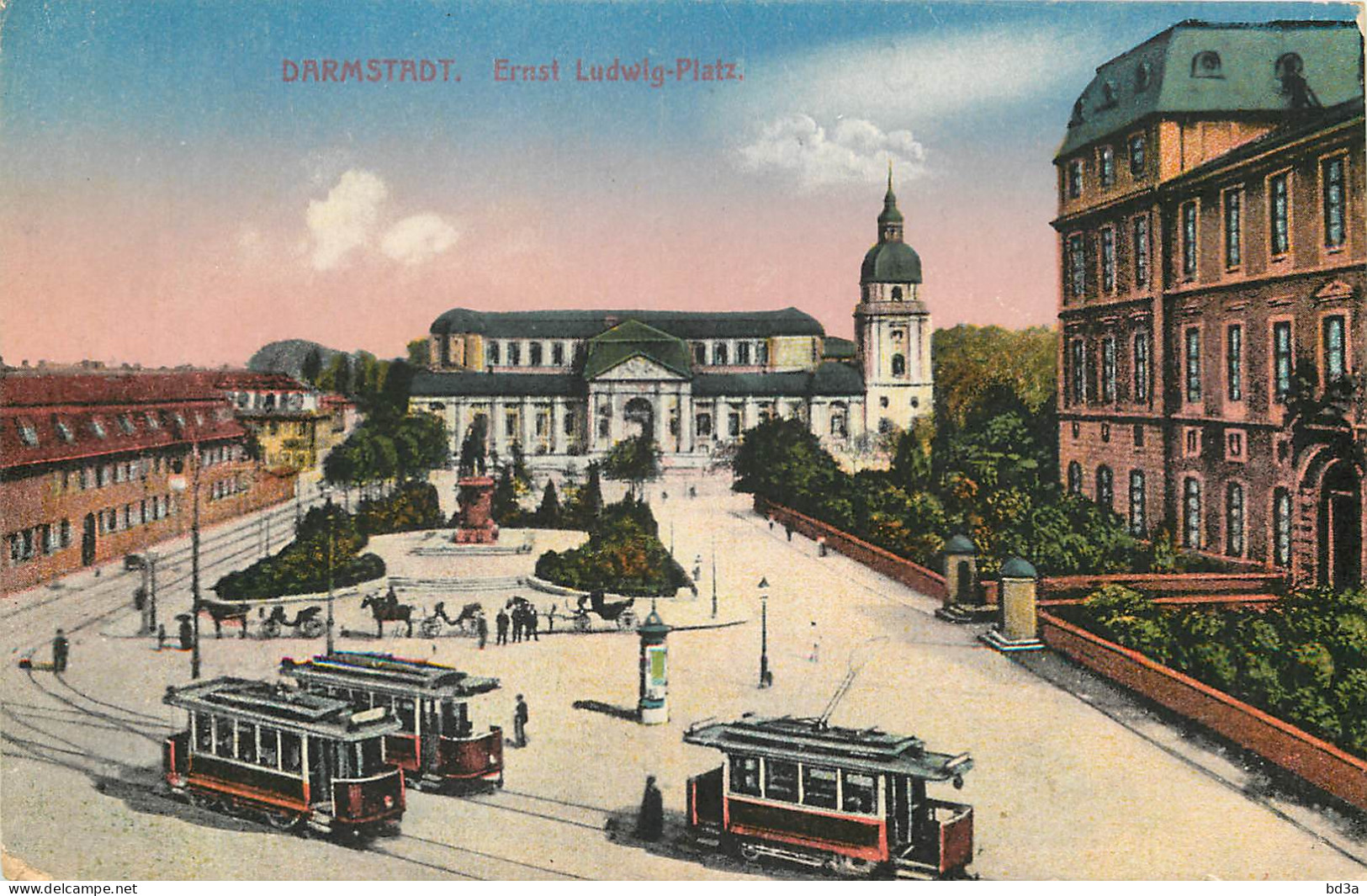  ALLEMAGNE   DARMSTADT   ERNST LUDWIG PLATZ - Darmstadt