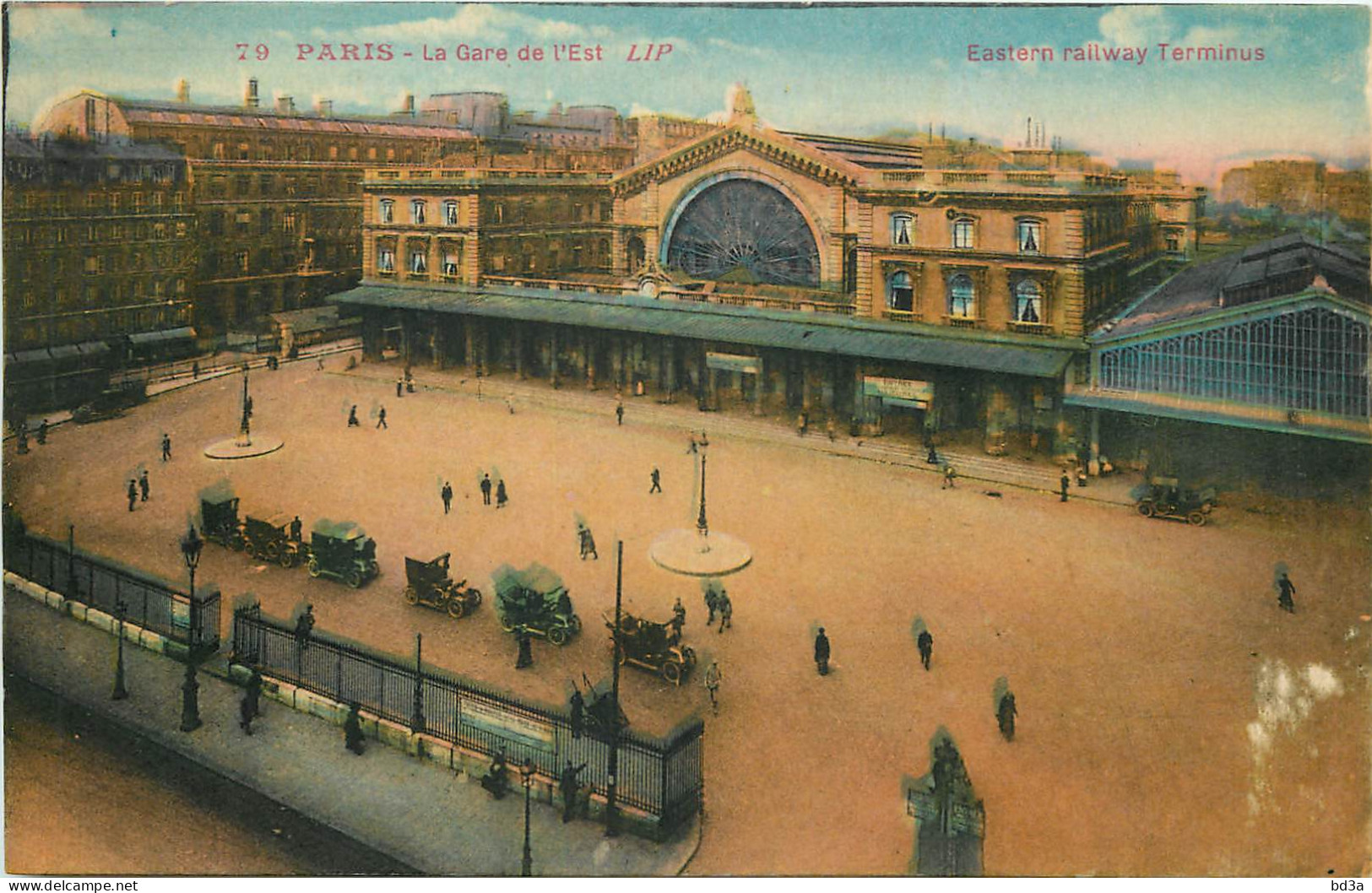  75   PARIS   LA GARE  DE  L'EST - Métro Parisien, Gares