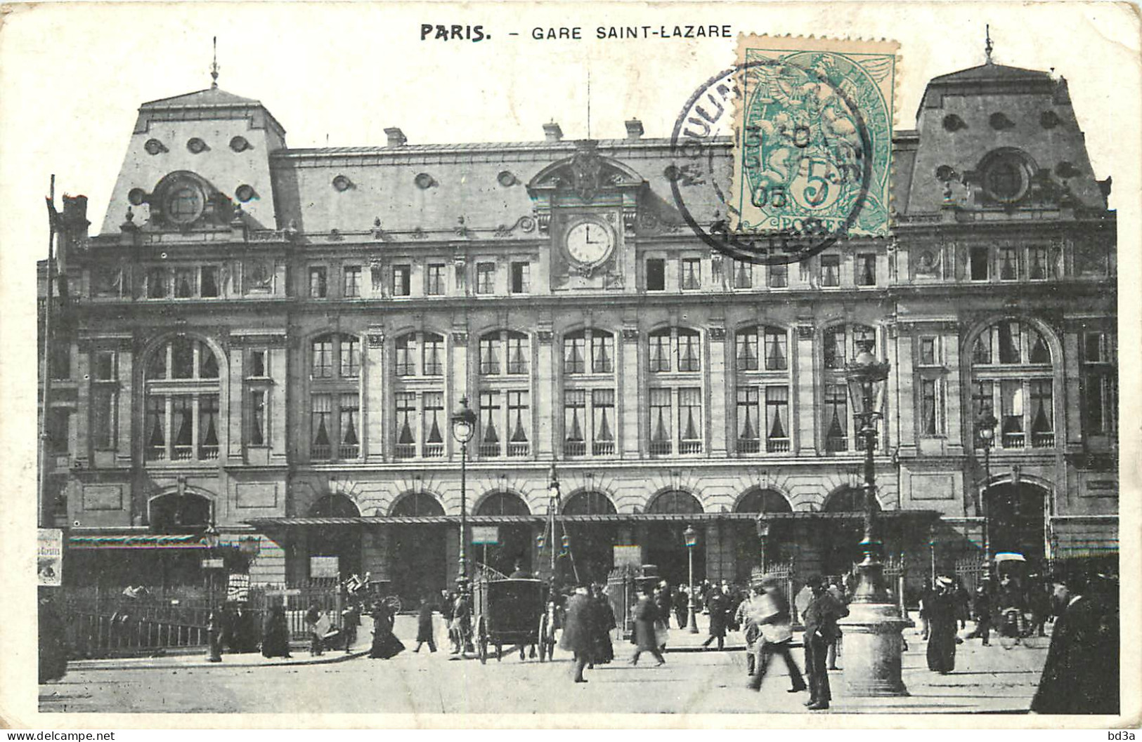  75   PARIS    GARE  SAINT LAZARE  - Métro Parisien, Gares