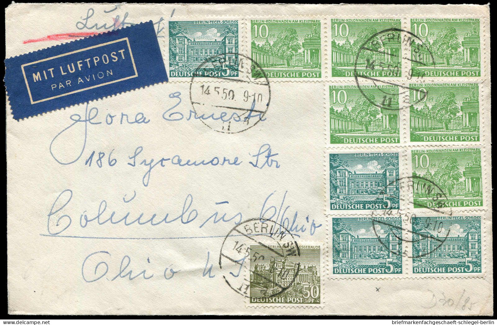 Berlin, 1950, 44(4), 47(6), 53, Brief - Other & Unclassified