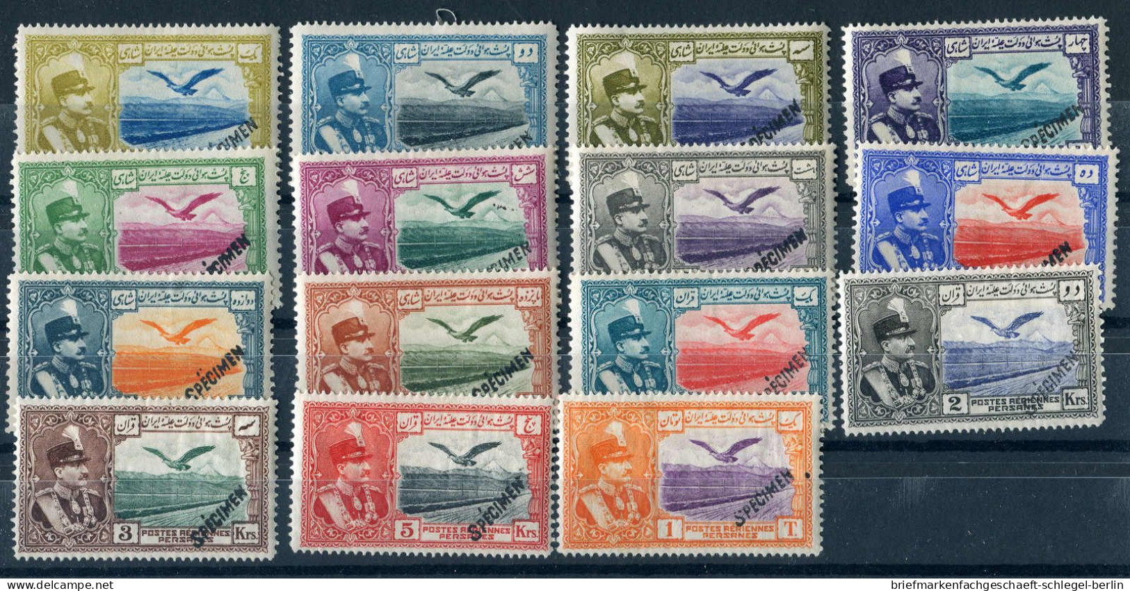 Iran, 1930, 597-613 Spec., Ungebraucht - Irán