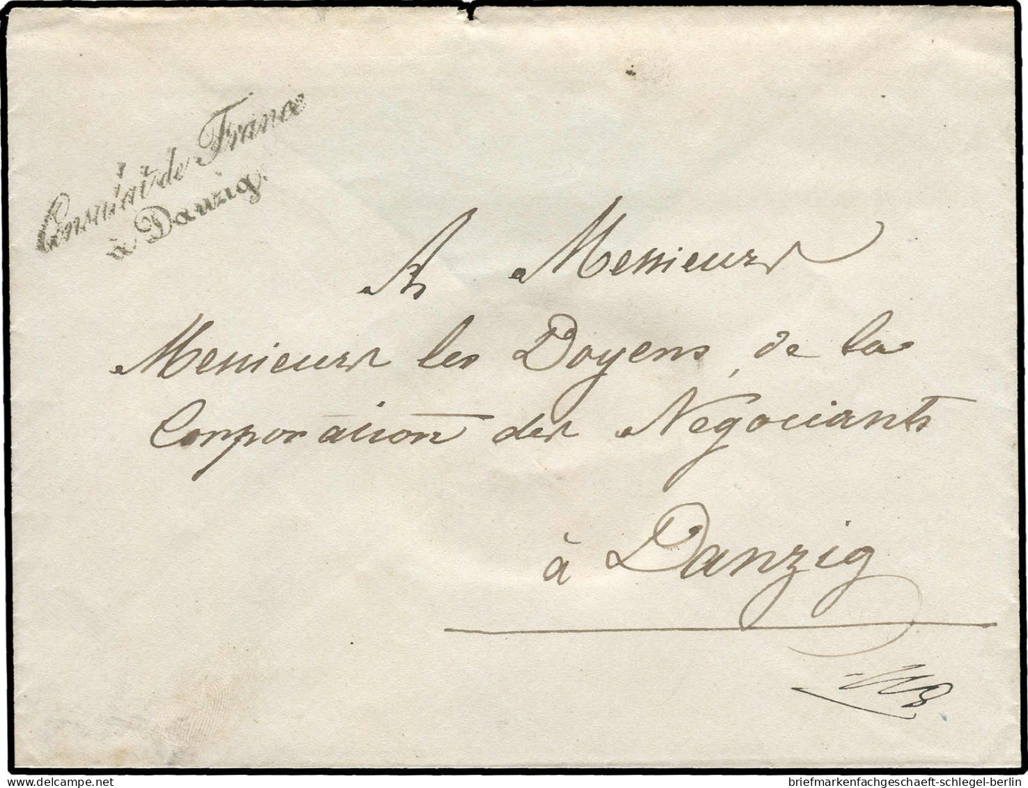 Danzig, 1860, Brief - Storia Postale