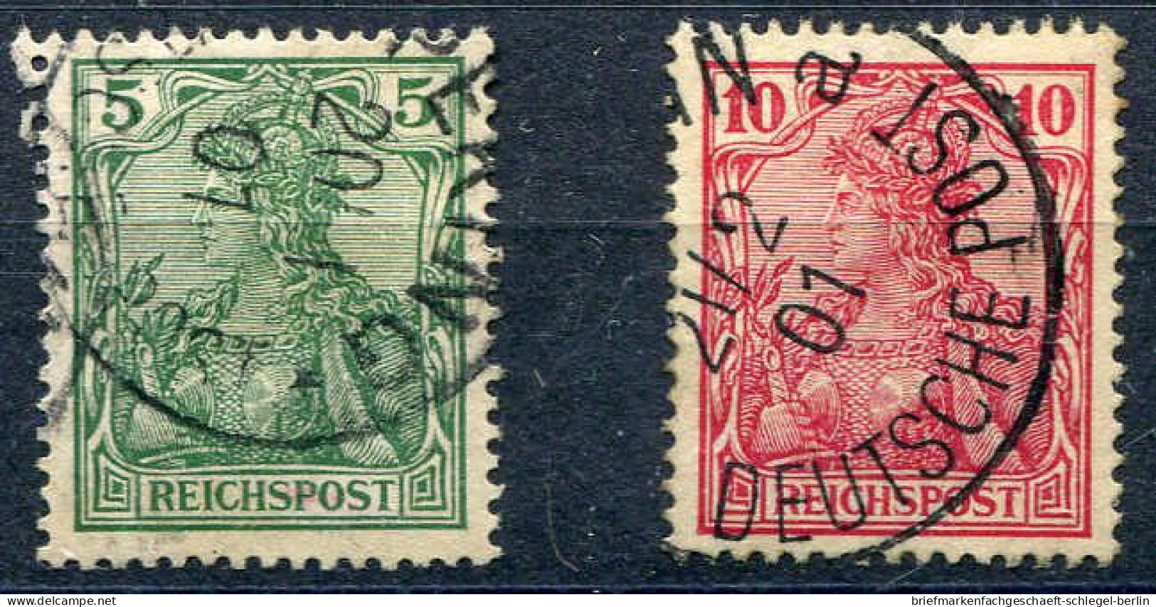 Deutsche Auslandspost China, Petschili Ausgaben, 1901, P Vb, C, ... - Autres & Non Classés