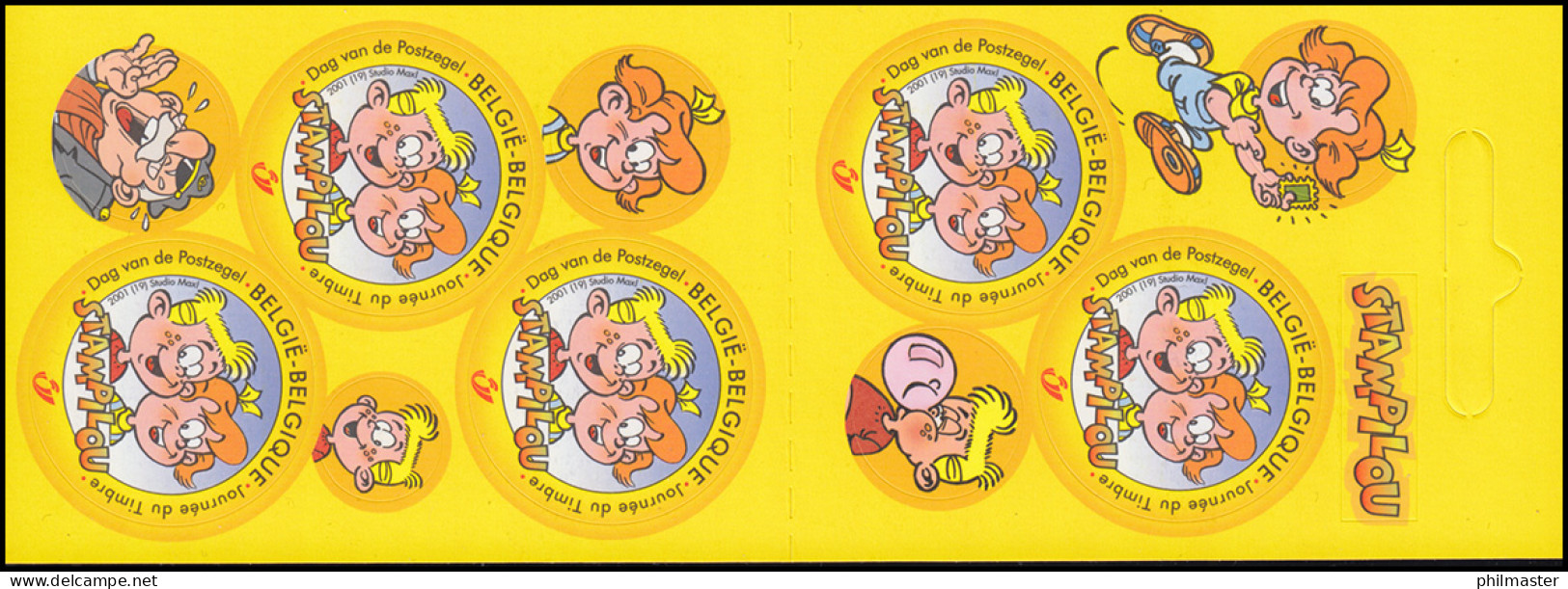 Belgien-Markenheftchen 3073 Tag Der Briefmarke / Comicfiguren, ** - Zonder Classificatie