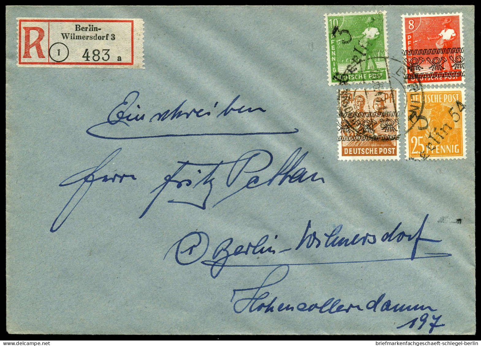 Berlin Vorläufer, 1948, 175 I U.a., Brief - Other & Unclassified