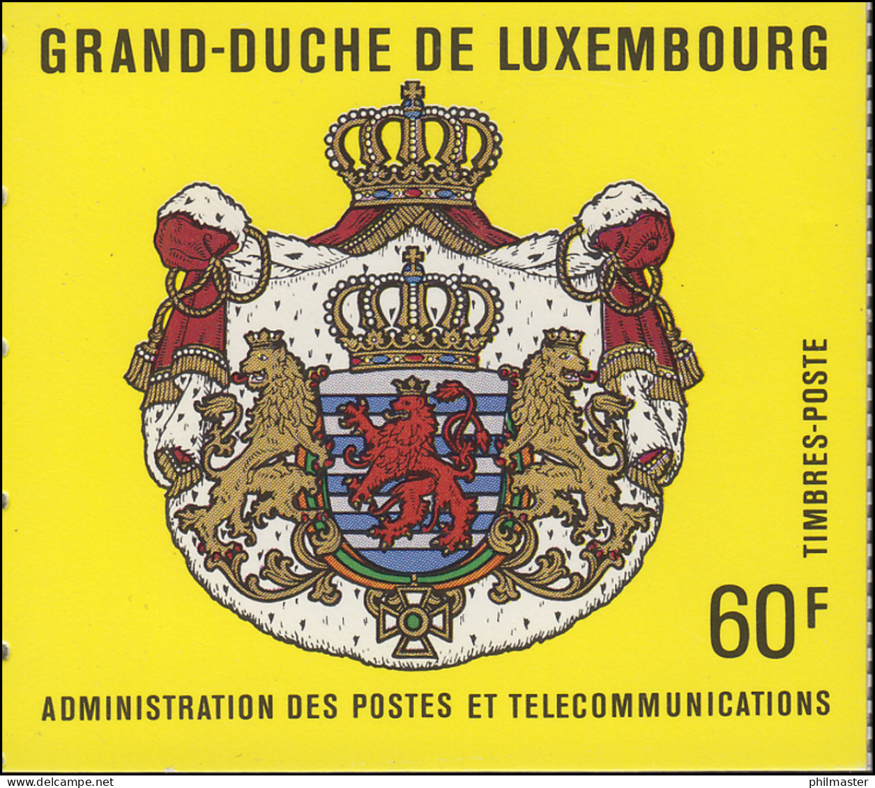 Luxemburg-Markenheftchen 2 Großherzog Jean 1989, ** - Libretti