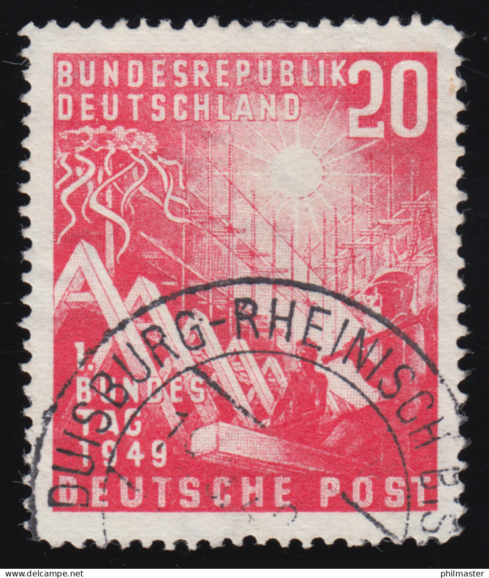 112 Bundestag 20 Pf O Gestempelt - Used Stamps