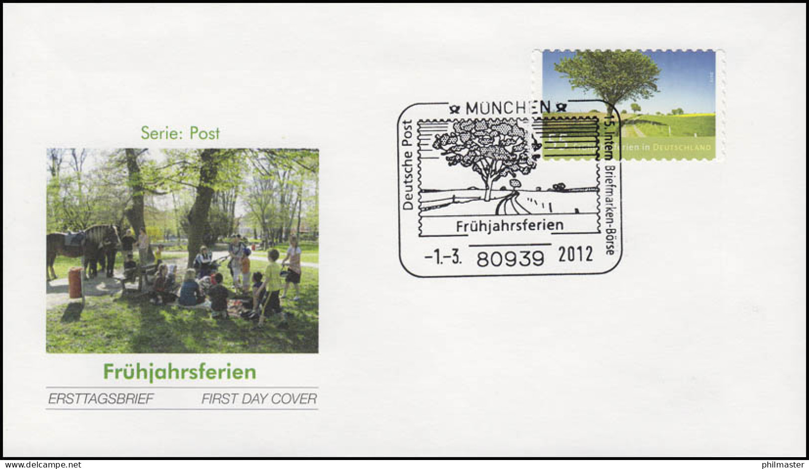 2923 Frühjahrsferien Aus FB 21, FDC ESSt München - Lettres & Documents