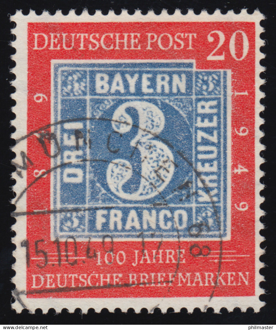 114 100 Jahre Briefmarken 20 Pf O Gestempelt - Oblitérés