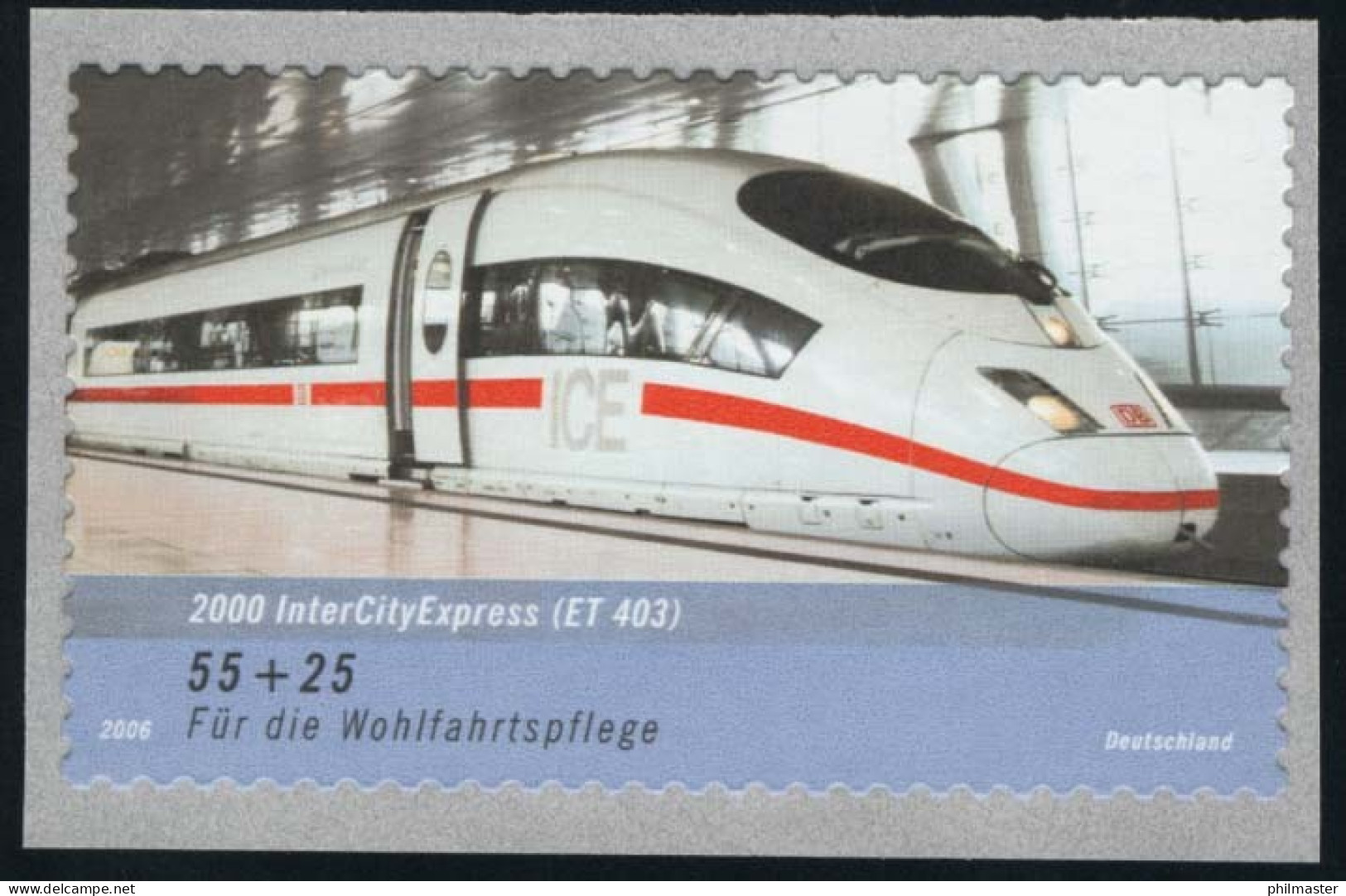 2567R Eisenbahn Sk Aus Der Rolle, Mit Endstreifen Und Nummer 005, ** - Rollenmarken