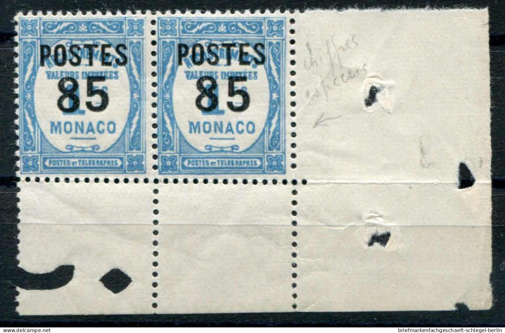 Monaco, 1937, 158 I, Postfrisch - Sonstige & Ohne Zuordnung