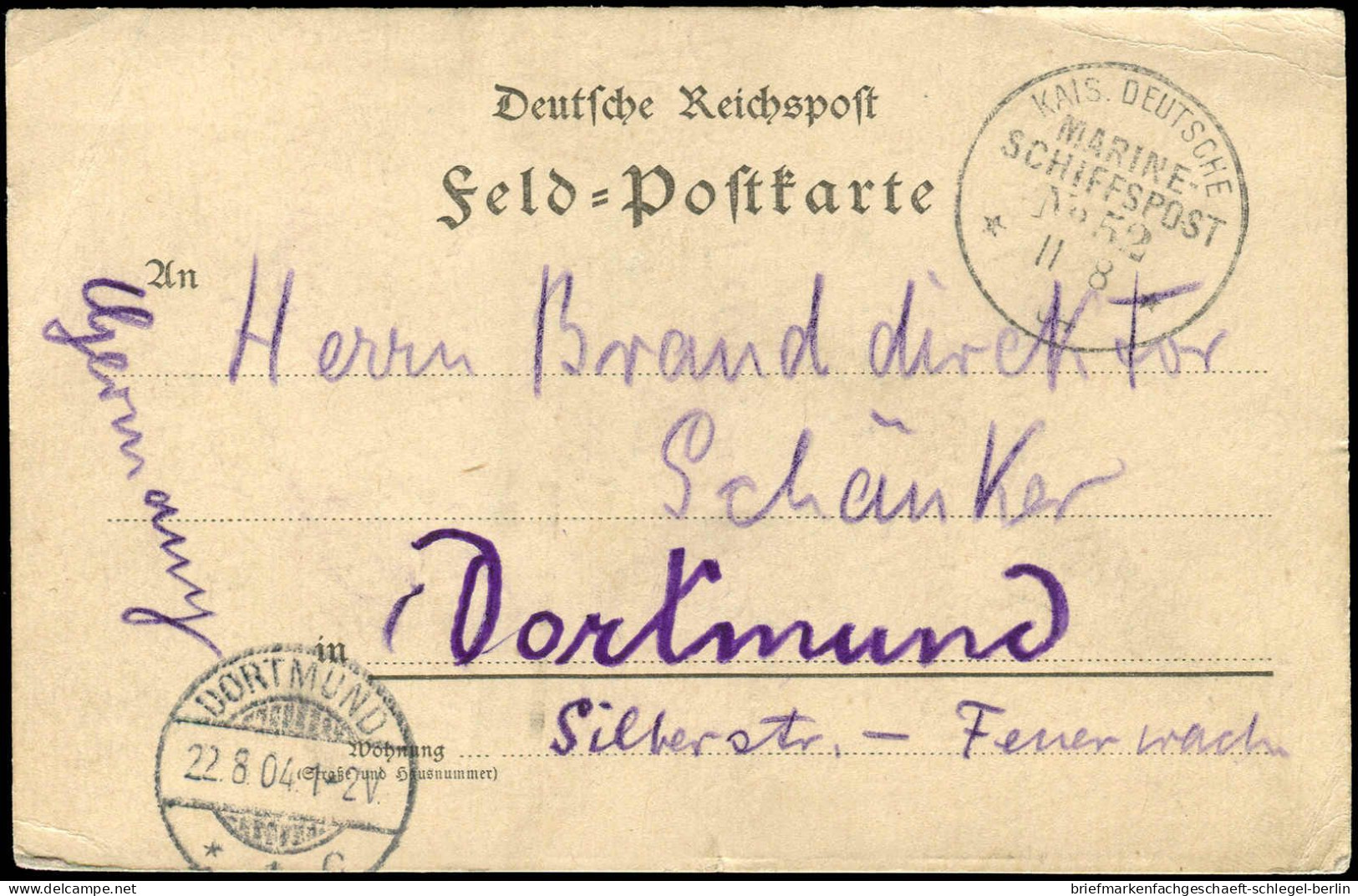 Deutsche Kolonien Südwestafrika, 1904, Brief - África Del Sudoeste Alemana
