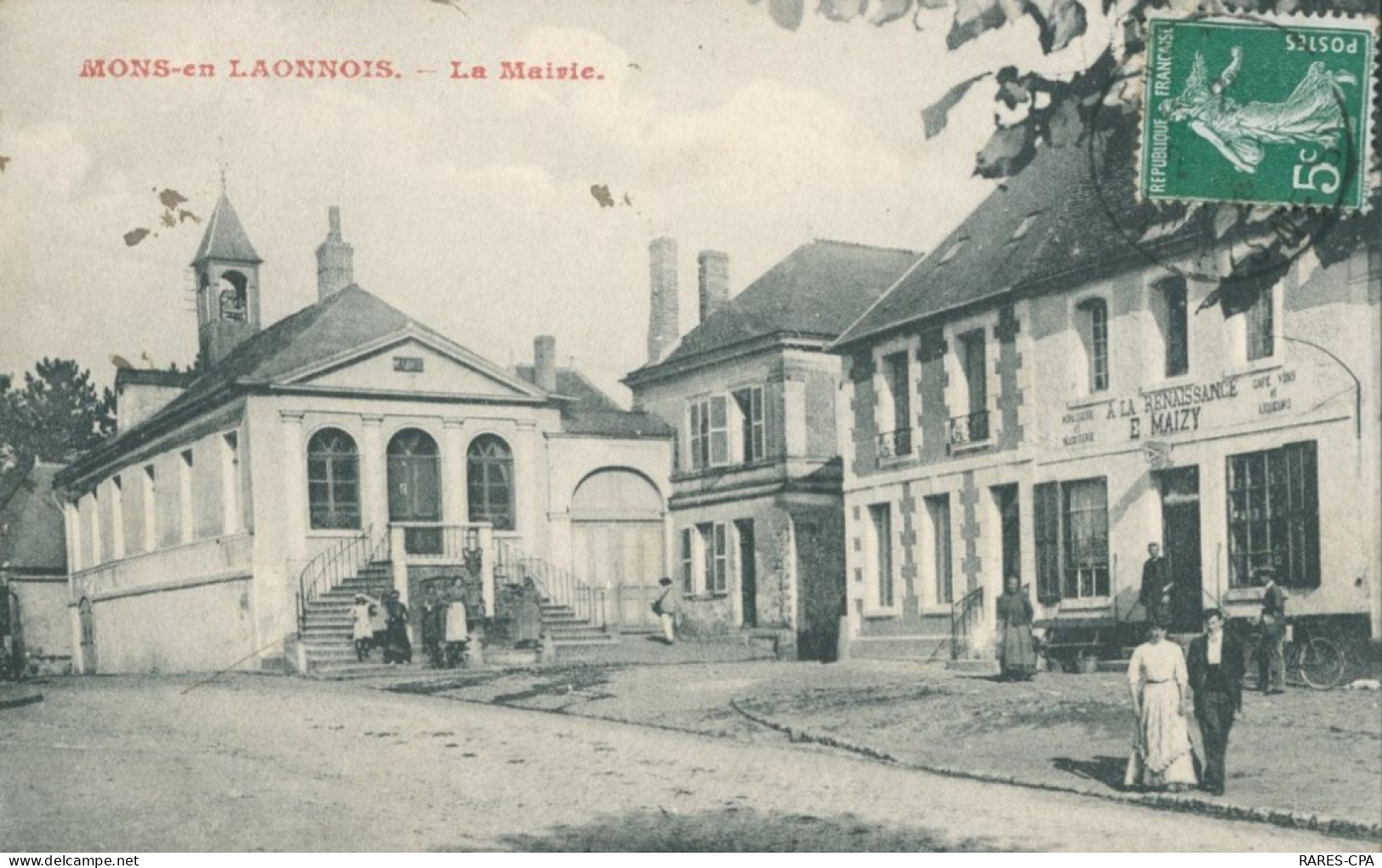 02 MONS En LAONNOIS - La Mairie - TTB / RARE - Sonstige & Ohne Zuordnung