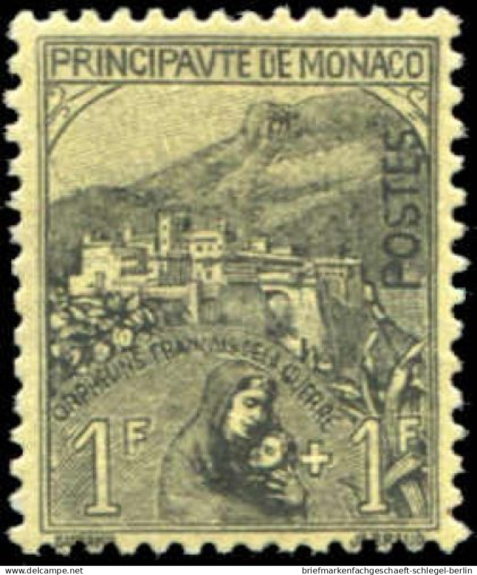 Monaco, 1919, 27-32, Ungebraucht - Other & Unclassified