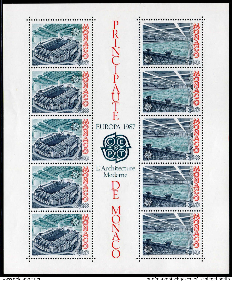 Monaco, 1987, Bl. 35 (2), Postfrisch - Sonstige & Ohne Zuordnung