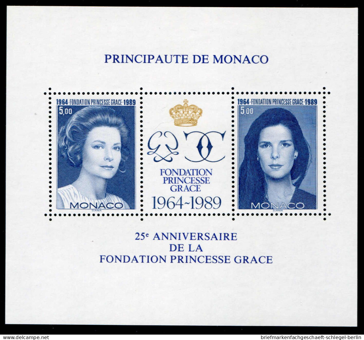 Monaco, 1989, Bl. 46 (2), Postfrisch - Altri & Non Classificati