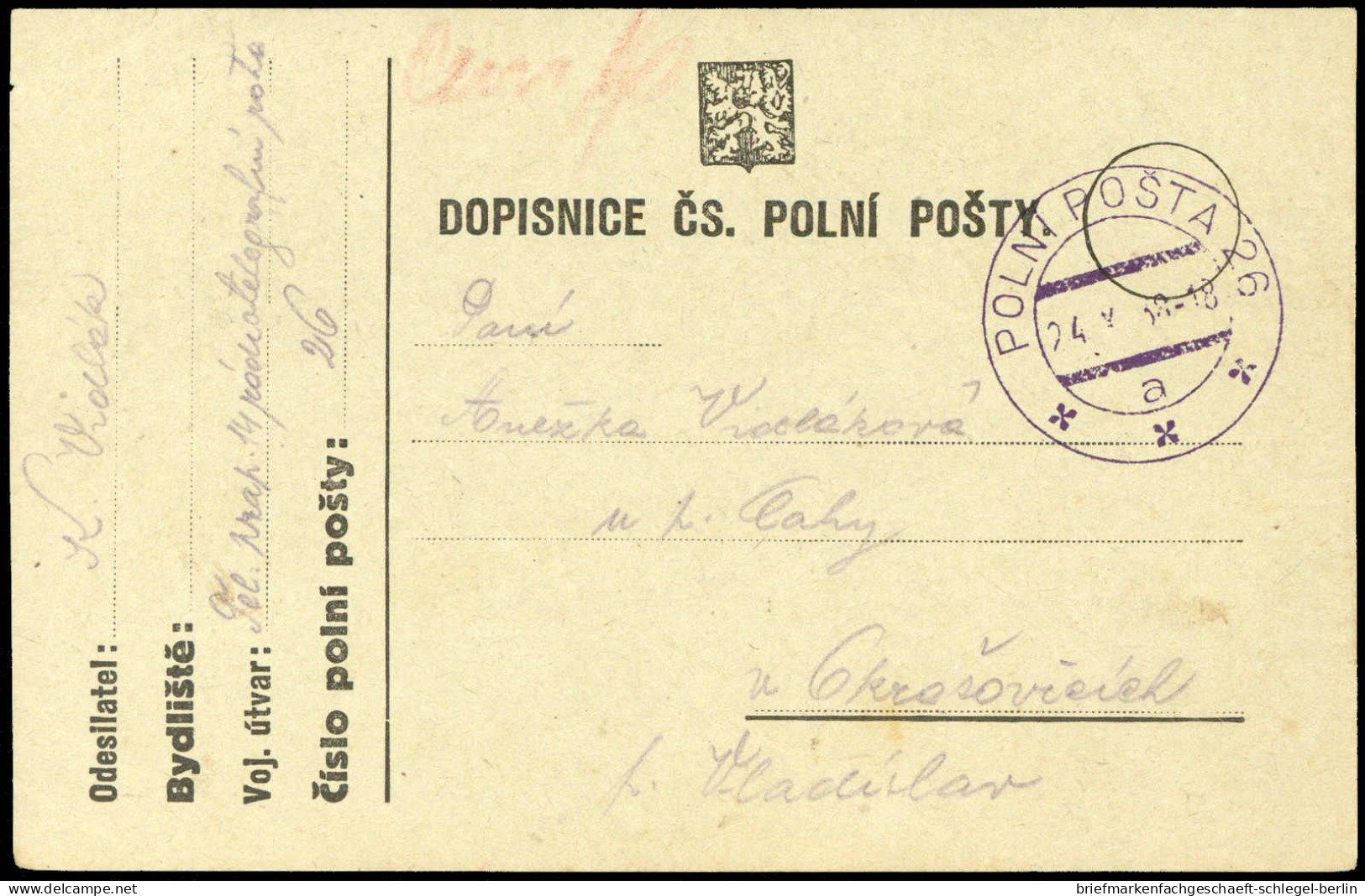 Tschechoslowakei, 1938, Brief - Andere & Zonder Classificatie