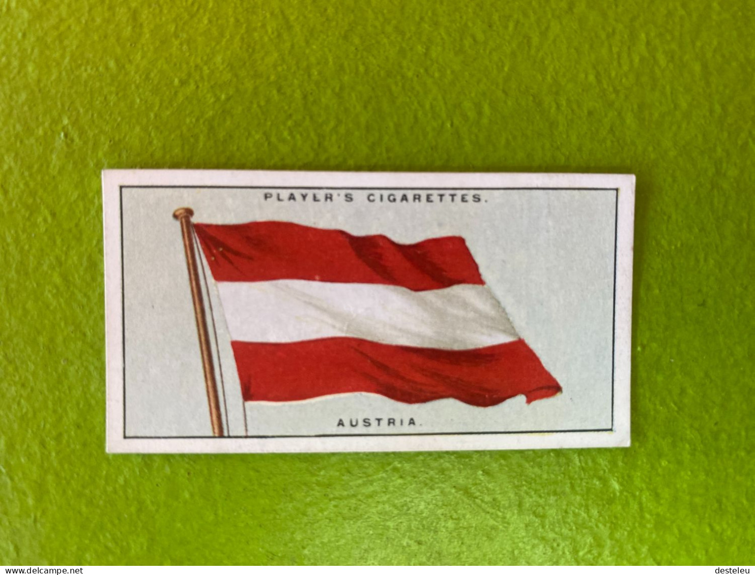 Player's Cigarettes Card Flags Of The League Of Nations -  Austria - Sonstige & Ohne Zuordnung