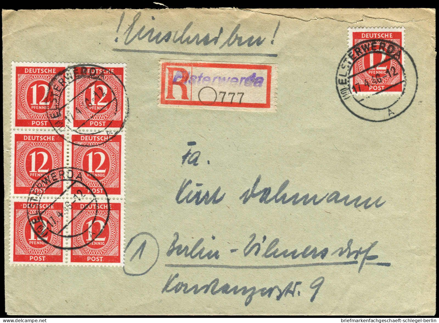 Gemeinschaftsausgaben, 1946, 919, Brief - Autres & Non Classés