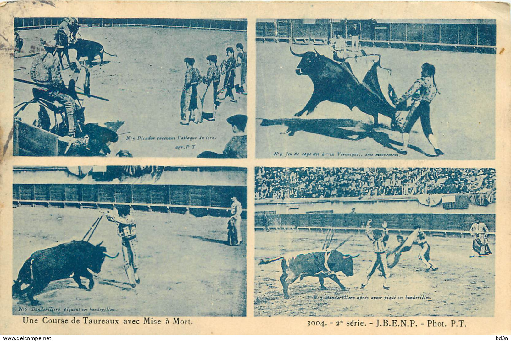  CORRIDA   UNE COURSE DE TAUREAUX AVEC MISE A MORT - Corrida