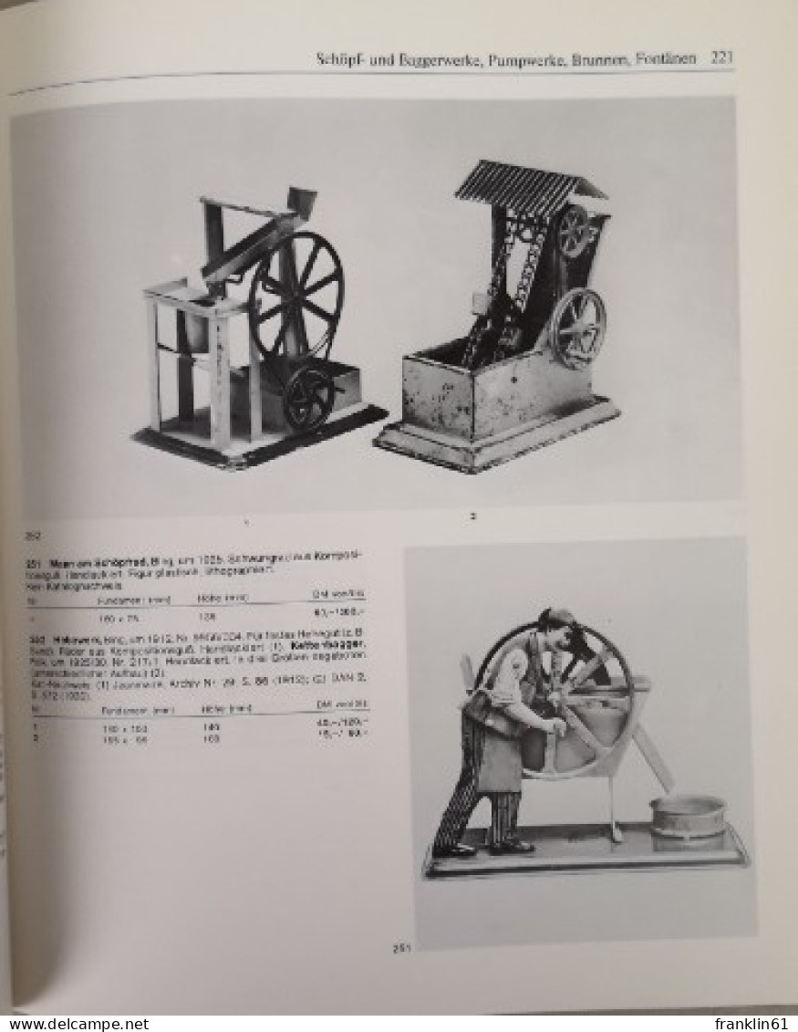 Dampfspielzeug. Blechspielzeug. Battenberg-Sammler-Kataloge.