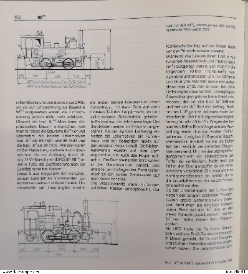 Dampflokomotiven deutscher Eisenbahnen. Dampflok-Archiv.