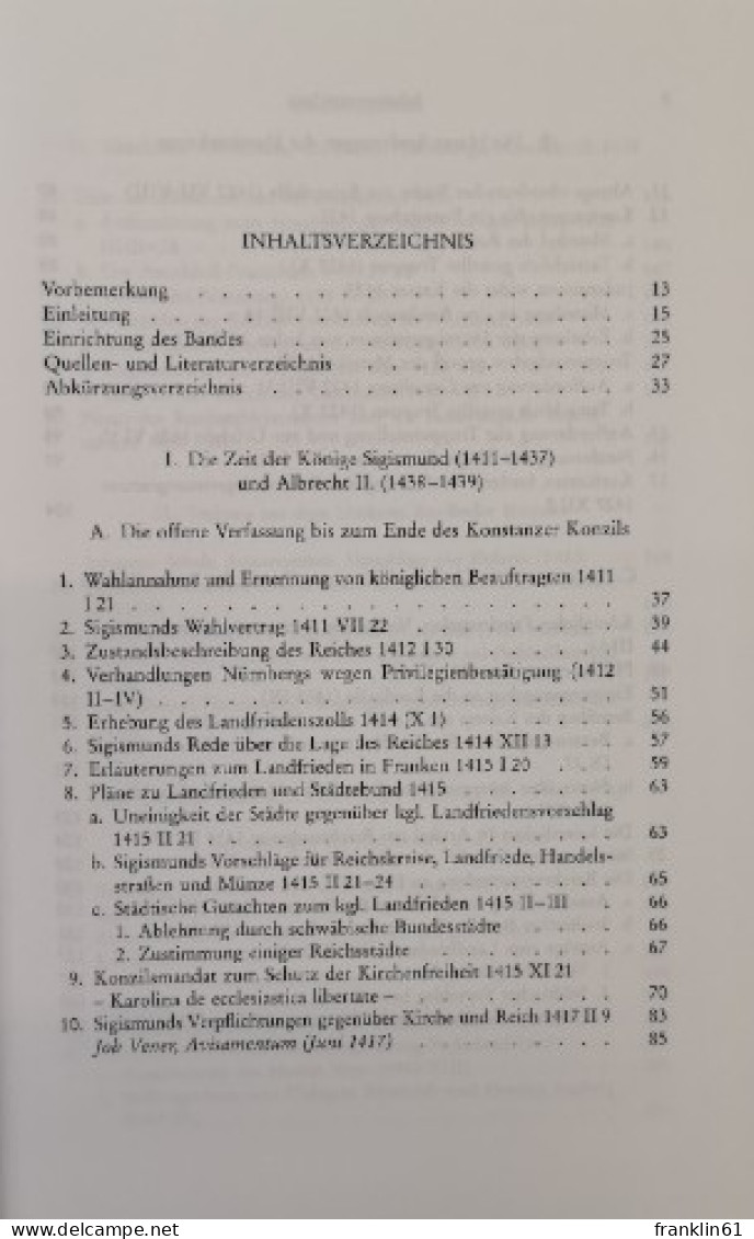 Quellen zur Reichsreform im Spätmittelalter.