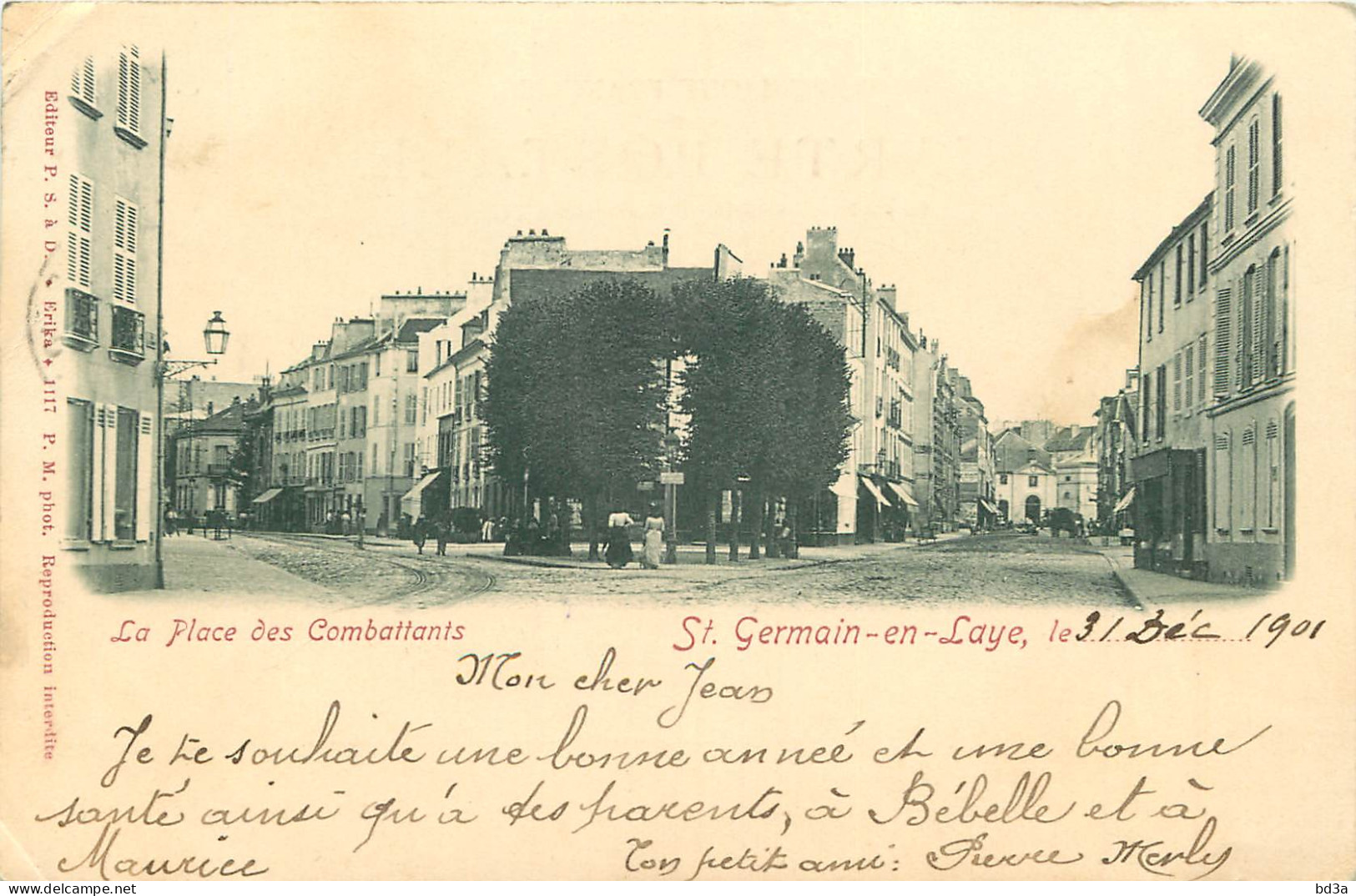   78   SAINT GERMAIN EN LAYE   LA PLACE DES COMBATTANTS - St. Germain En Laye (Château)