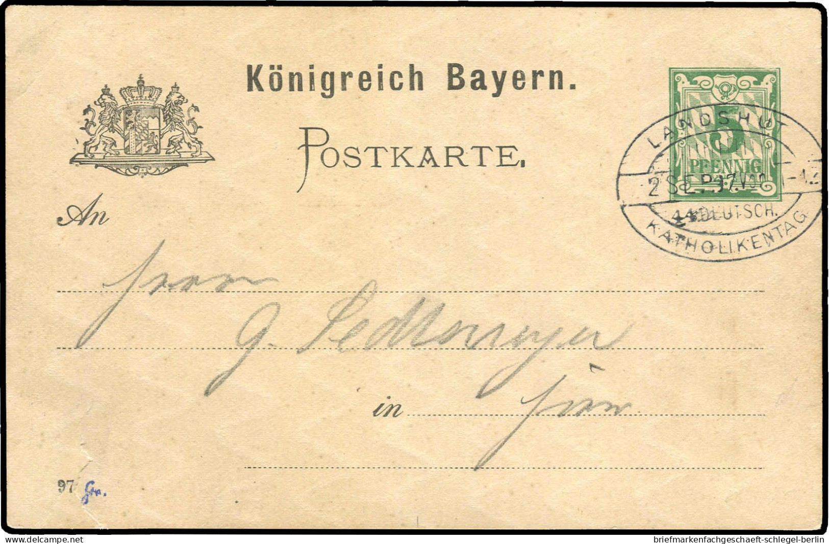 Altdeutschland Bayern, 1917, Brief - Postal  Stationery