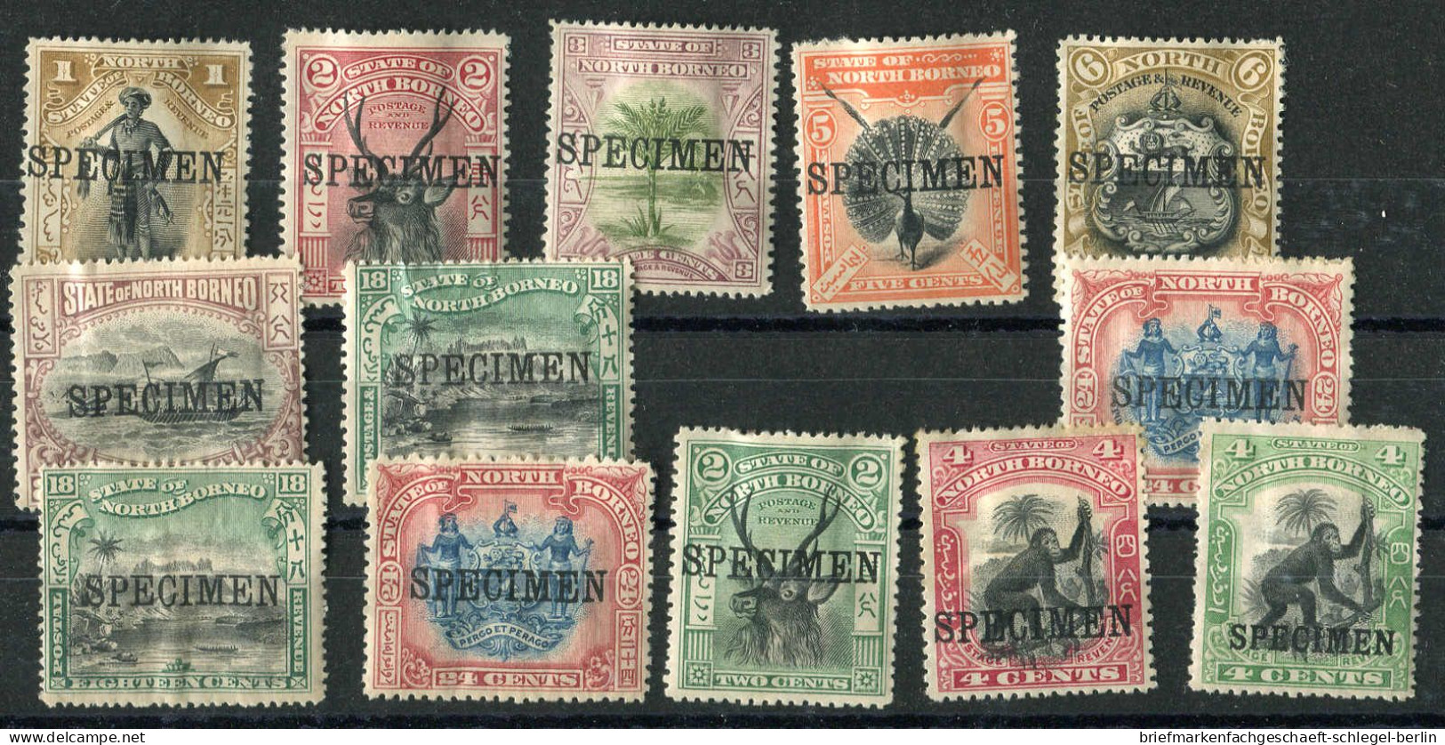 Nordborneo, 1897, Ex 69-96 Spec., Ungebraucht - Asia (Other)