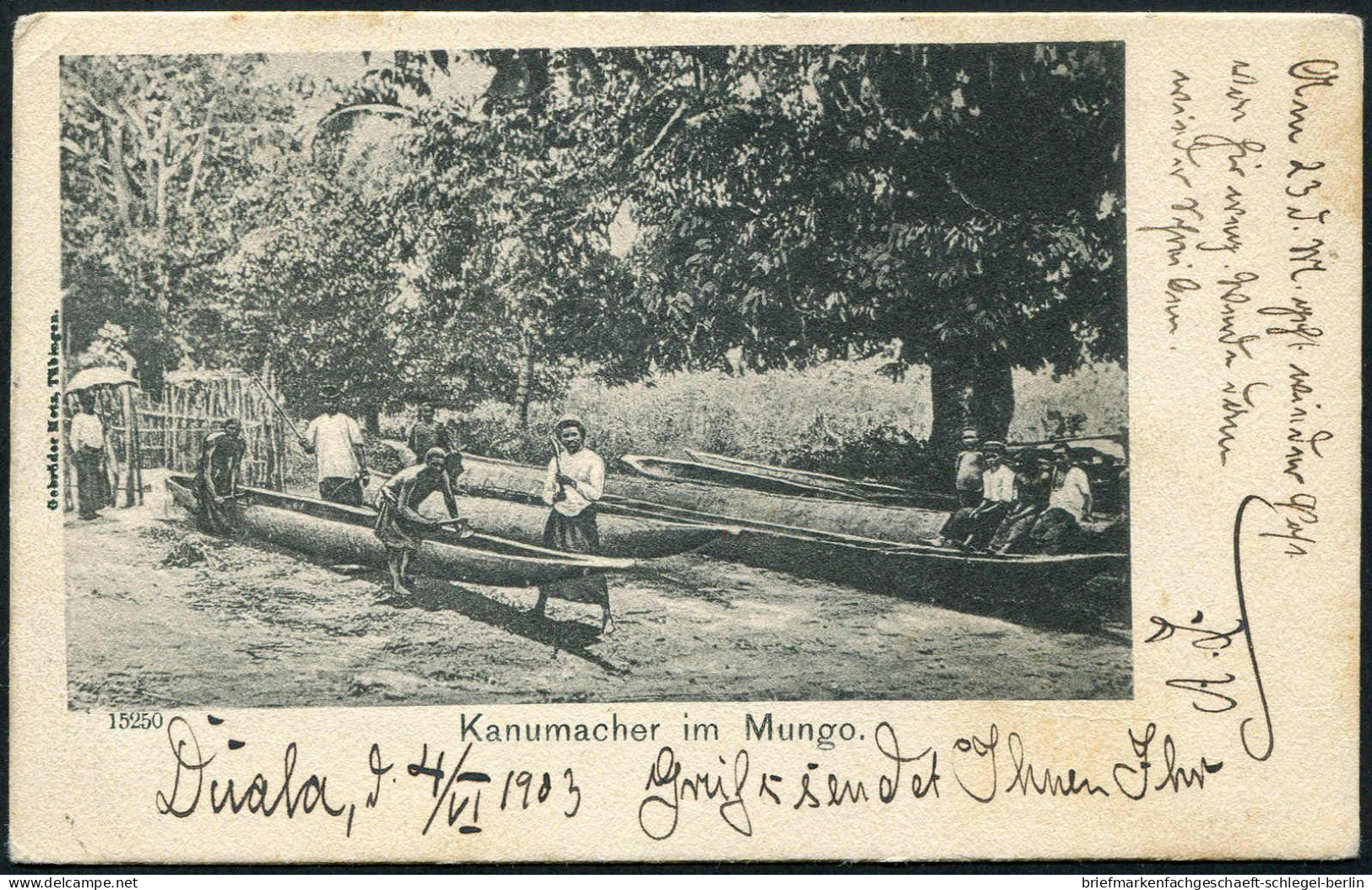 Deutsche Kolonien Kamerun, 1903, 9, Brief - Kameroen