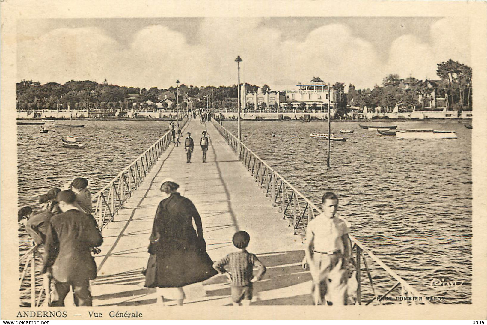  33  ANDERNOS   Vue Générale  Cachet Daguin - Andernos-les-Bains