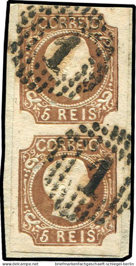 Portugal, 1856, 9 A (2), Briefstück - Other & Unclassified
