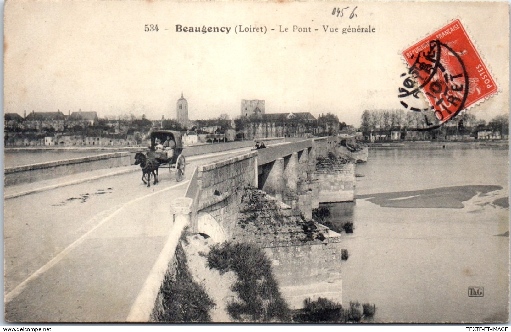 45 BEAUGENCY - Le Pont, Vue Generale. - Beaugency