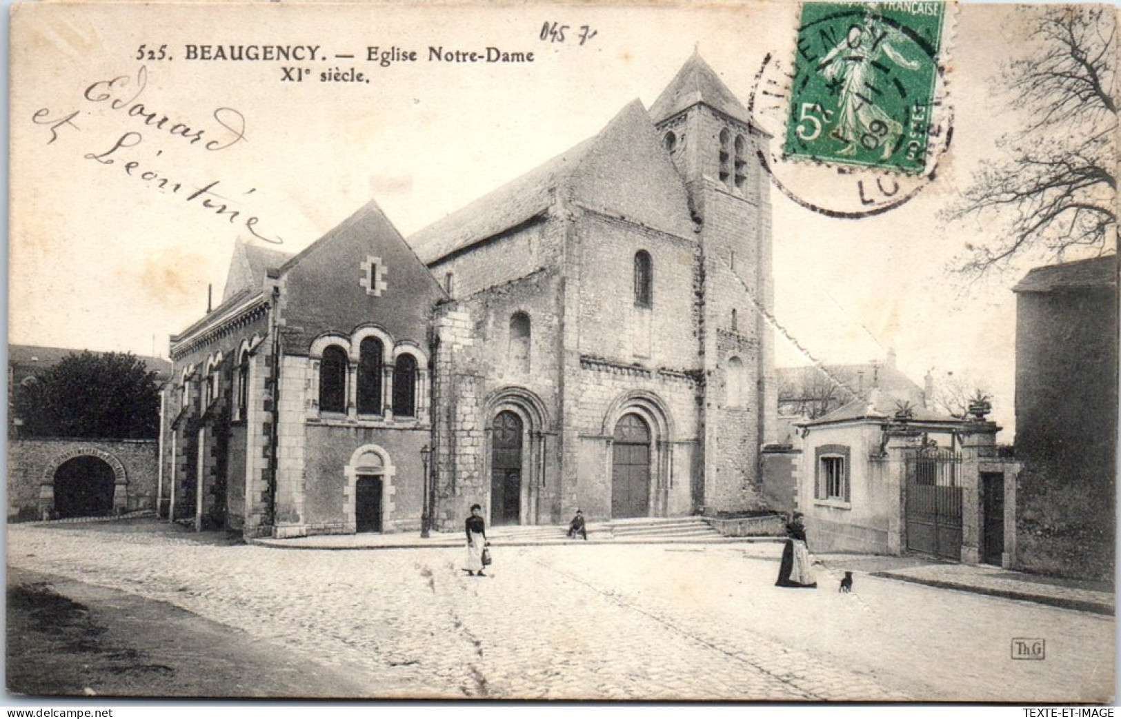 45 BEAUGENCY - Vue De L'eglise Notre Dame. - Beaugency